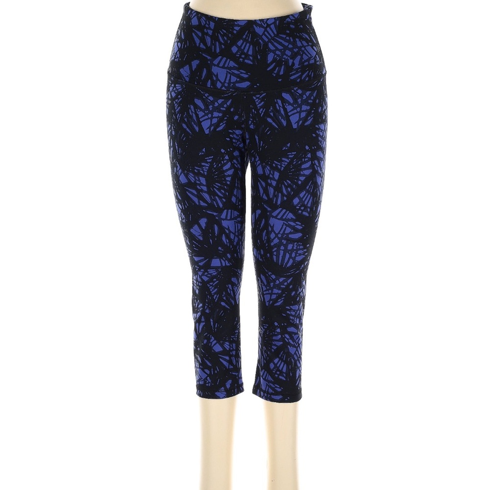 Purple and Black Active by Old Navy Compression Leggings Large